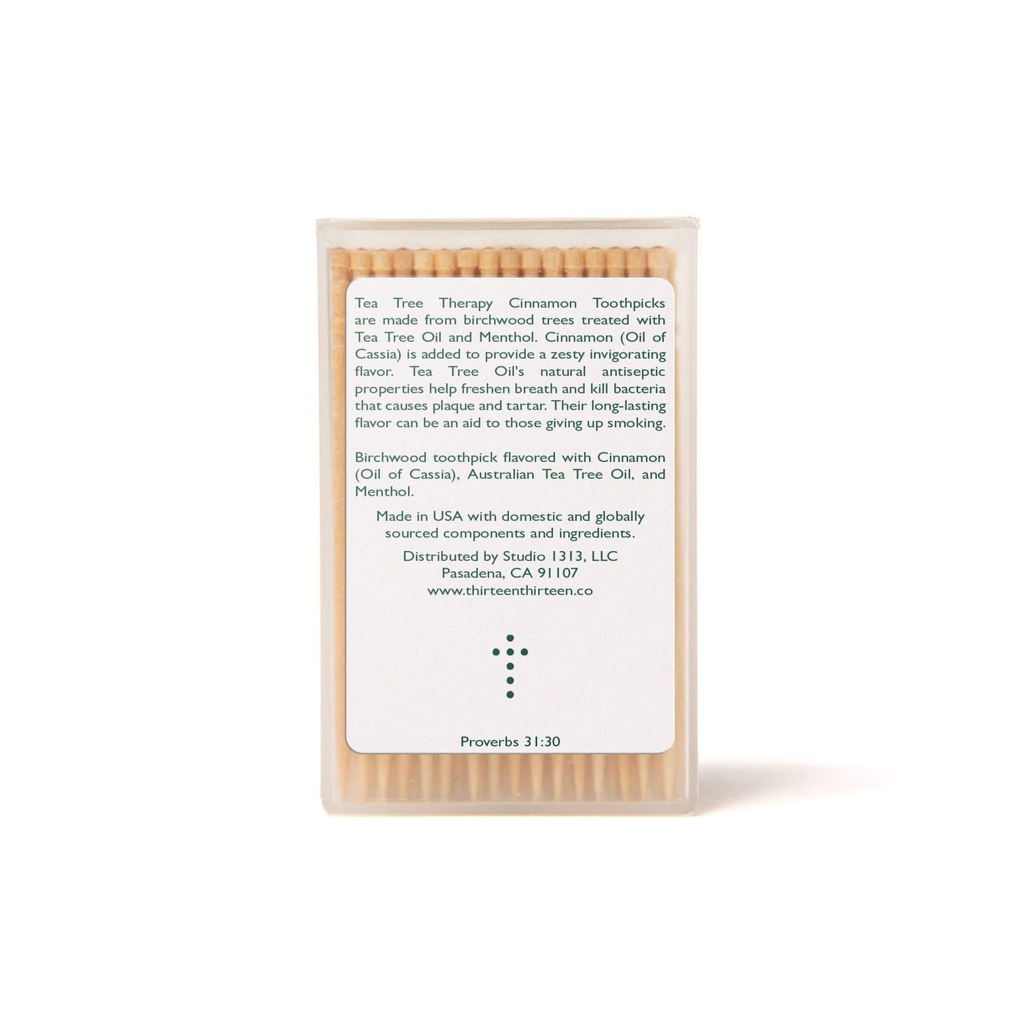 Tea Tree Oil Toothpicks