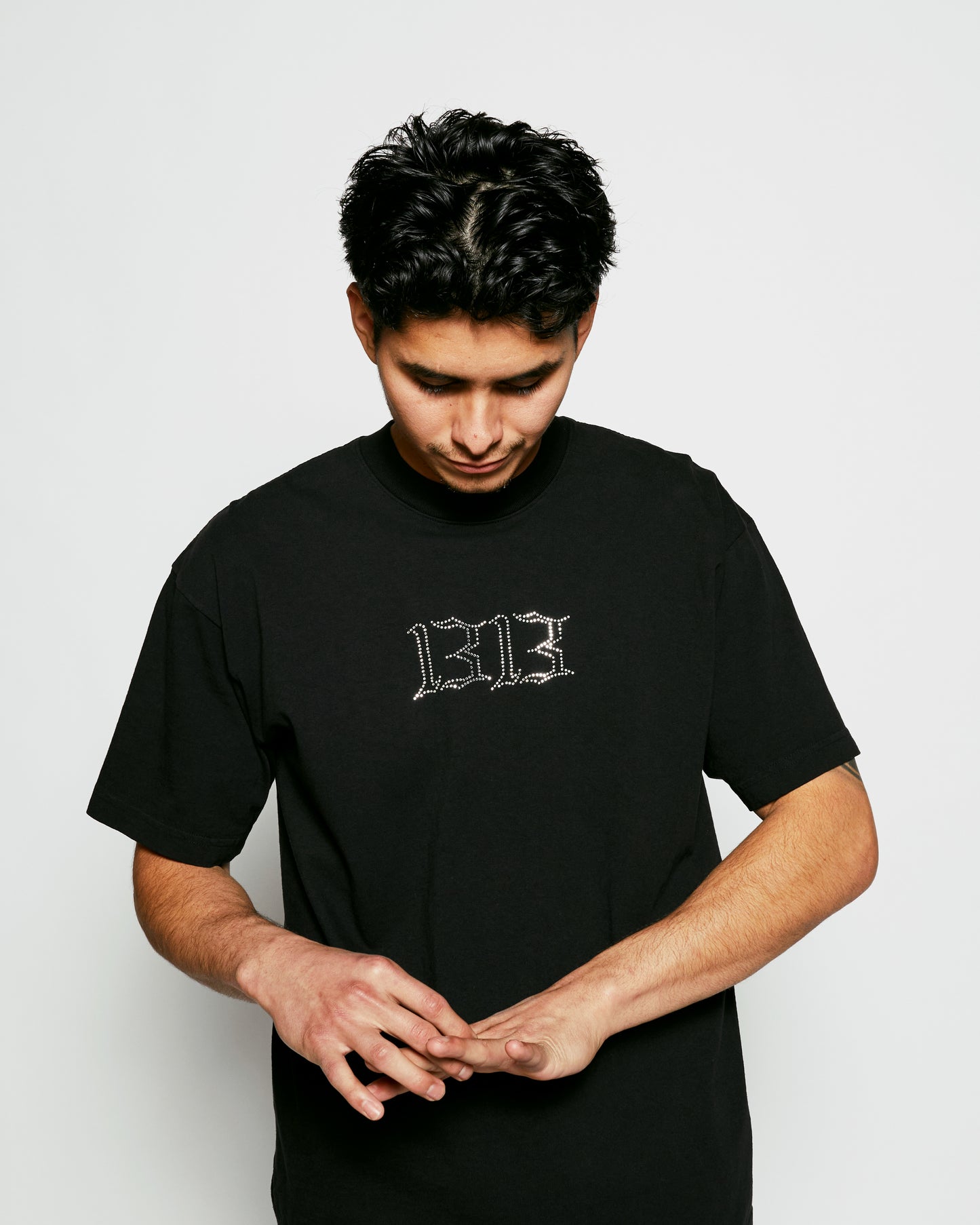 Rhinestone Logo Tee